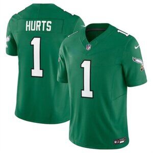 Mens Youths Jalen Jurts Kelly Green Vapor Stitched Jersey